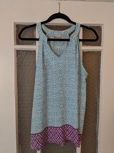 Multi colored tank top